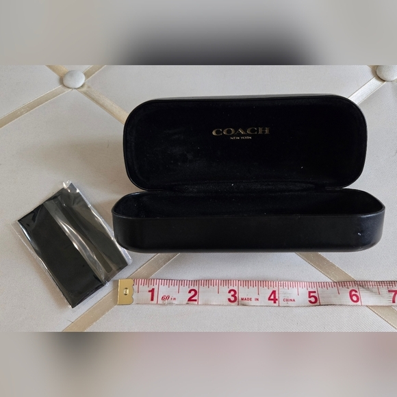 Coach Black Eyeglass Sunglass Hard Case - Picture 3 of 7